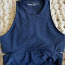 Outdoor Voices  Slashback Crop Top Navy Size Small Photo 6