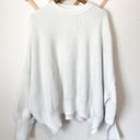 Free People Easy Street White Oversized Sweater Size Small Photo 1