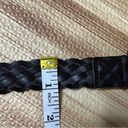 Gap  Brown Leather Braided Belt Size Small Photo 3