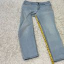 J.Jill  Skinny Ankle Jeans Light Wash Medium Rise Denim Size 8 Blue Stretch Photo 5