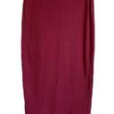 Old Navy  Burgundy Ribbed Pencil Skirt XS Photo 0