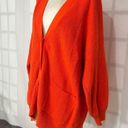 Aerie  Orange Soft & Cozy Oversized Cardigan Size M Photo 4