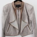 BCBGMAXAZRIA Sloan Faux Suede Cropped Moto Jacket in Moss Photo 11