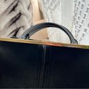 Charles and Keith  Black Top Handle Large Work Handbag with Crossbody Strap EUC Photo 2