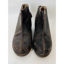 Olukai  Wedge Women's Ankle Booties Humu Size‎ 7 Brown Leather Photo 2