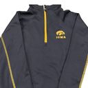 Colosseum ‎ Womens Medium Iowa Hawkeyes 1/4 Zip Long Sleeve Pullover Shirt Photo 2