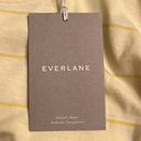 Everlane  The Organic Cotton Crew Tee yellow stripe Size M NWT Photo 5