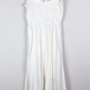 Petal  Dew White Ruffle Sleeveless Midi Sun Dress Size Small Photo 7