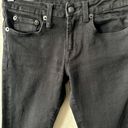 R13  Alison Crop Jeans in Black Rinse Photo 8