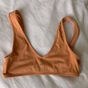 SET active Sport body Dip Bra and Leggings Set in Orange Photo 3