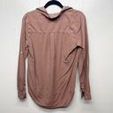 Thread and Supply  1/2 Button Long Sleeve Women's Shirt Size Medium Photo 5