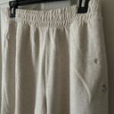 American Eagle  Boyfriend Oatmeal Color Flower  Embroidery Sweatpants Size Med Photo 5