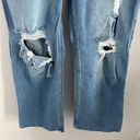 Hollister  Curvy High Rise Dad Jean Distressed Jeans Denim 3S W26 L29 Photo 6