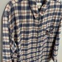 Treasure & Bond Plaid Flannel Button Down Shirt--Blu/Rd Rayon/Acr L/S 3XL Women’s Photo 2