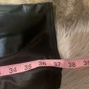 Boohoo  Black Faux Leather Butt Scrunch Leggings Pants Photo 11