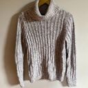 Banana Republic  Italian Yarn Wool Blend Chunky Knit Turtleneck Sweater Photo 2