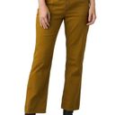 prAna  Sancho Slim Chino Pants Women's Size 10 Brown Yellow Organic Cotton Photo 1