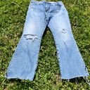 AG Adriano Goldschmied Adriano Goldschmied Ag-ed Distressed denim high rise Jodi crop jeans, size 28R Photo 2