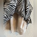 Cami NYC  Olivia Silk Cami Top in Black and White Zebra Print Size XS Photo 6