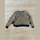 Pam & Gela  cheetah leopard print side tie sweatshirt pullover Photo 1