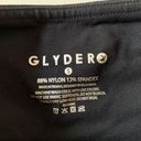 Glyder Black And Gray Striped Leggings Photo 5