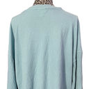 a.n.a  Ribbed Teal V Neck Long Sleeve Sweater XL NWOT Casual Comfortable Photo 6