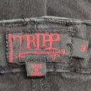 Tripp NYC  Black Cropped Punk Goth Emo Lace Up Pocket Shorts Size 9 Photo 6