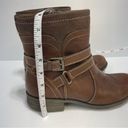 Earth Origins  Boots Size 8 1/2 Bonnie Leather Ankle Combat Moto Booties Photo 7