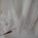 kim rogers White Ruffles Long Sleeve Button Down Shirt XL Photo 4