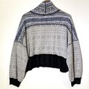 We The Free FREE PEOPLE x  “At the Lodge” Turtleneck Sweatshirt Top Size Large Photo 7