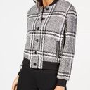 Rachel Zoe  Cate Houndstooth Plaid Button Front Wool Plaid Jacket Size 10 Photo 0