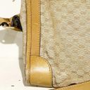 Gucci  Vintage GG Fabric Leather Trim Gold Hardware Shoulder Bag Pocketbook Photo 2