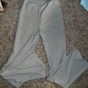 SheIn Gray Ribbed Flare Pants Photo 0