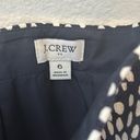 J.Crew  navy and white dot pencil skirt. Photo 2