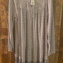 Style & Co NWT  women's Printed Long Sleeve Tiered Peasant Dress size small length 37 width 16 Photo 1