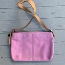 Apostrophe Bubble Gum Pink/Beige Leather  Shoulder Bag Purse Photo 3