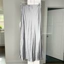 Madewell NWT  Satin Maxi Slip Skirt Dusk Grey Photo 1