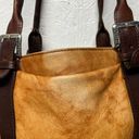 Valentina leather handbag Made In Italy genuine Leather distressed look purse Photo 5