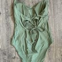 Aerie  Olive Green Full Coverage Strappy Back One Piece Photo 4