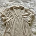 Entro V-Neck Gauze Embroidered Baby Doll Dress Photo 2