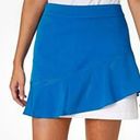 Lady Hagen  golf skort Skirt with spandex shorts under. Royal blue White Size 12 Photo 0