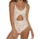 Celebrity Pink  Ruched V-Neck One Piece Swimsuit Size XL Photo 1