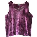 cj banks  reverse tie-dye sequin tank top plus size 3X Photo 0