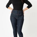 Unique Vintage Denim Blue High Waisted Monty Skinny Jeans NWOT | 2XL | Photo 0