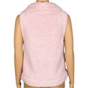 Tommy Hilfiger  pink, soft and cozy Sherpa fleece vest w/pockets. Size Small. EUC Photo 5