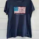 Life is Good  Women’s Large American Flag Crusher Graohic Tee Photo 0