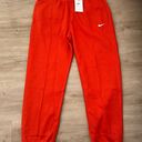 Nike Swoosh Red/Orange Sweatpants Photo 0