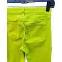 L'Agence NWT  Womens Size 25 Margot High-Rise Ankle Skinny Neon Green Jeans Photo 6