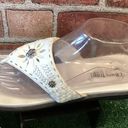 Baretraps  Babble white leather flip flop sandals size 9.5 Photo 2