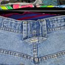 Pepe Jeans Vintage  Y2K Baggy Light Wash Blue Skater Jean Shorts Sz 36 Photo 8